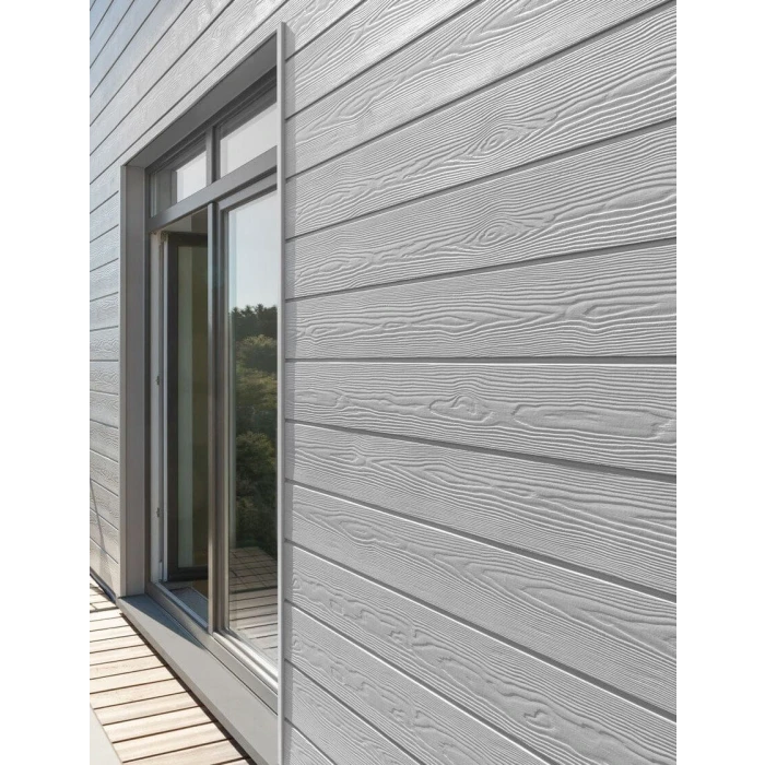 Фиброцементный сайдинг Фибратек 8х190х3000 серый