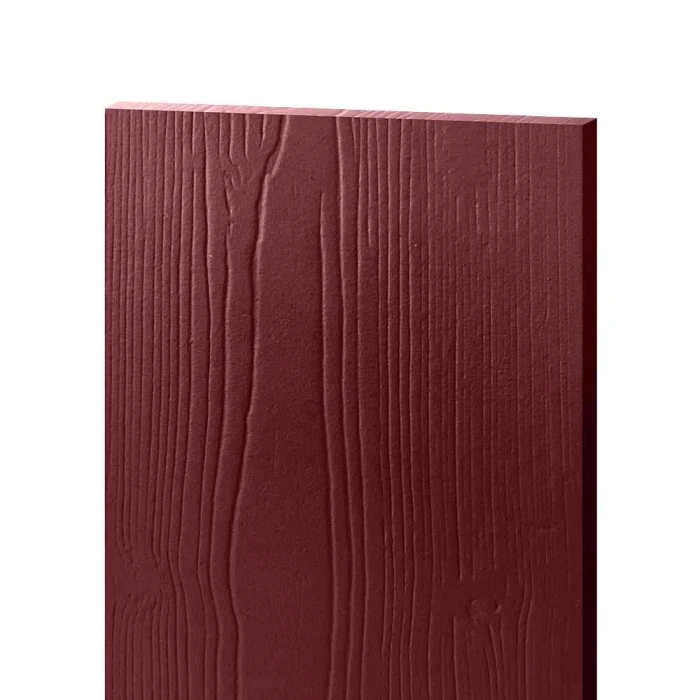 Фиброцементный сайдинг БЕТЭКО Вудстоун Клик под дерево RAL 3005 винно-красный 10х190х3000