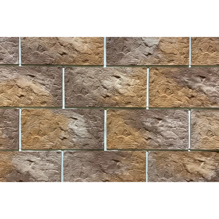 Фасадная панель Каньон Песчаник с перекрытием 37