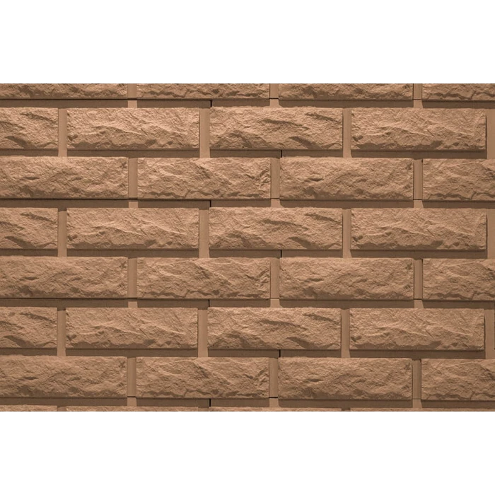 Фасадная панель Каньон Сколотый кирпич 6