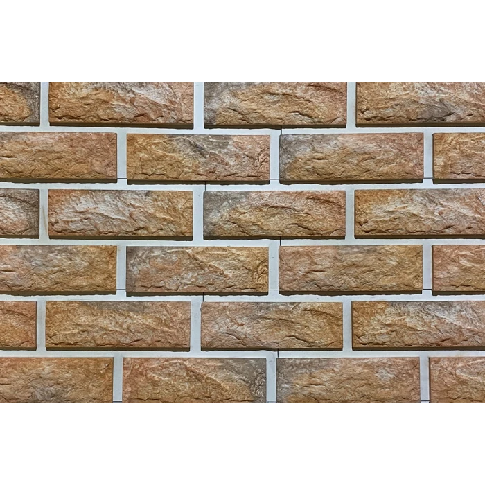 Фасадная панель Каньон Сколотый кирпич 35