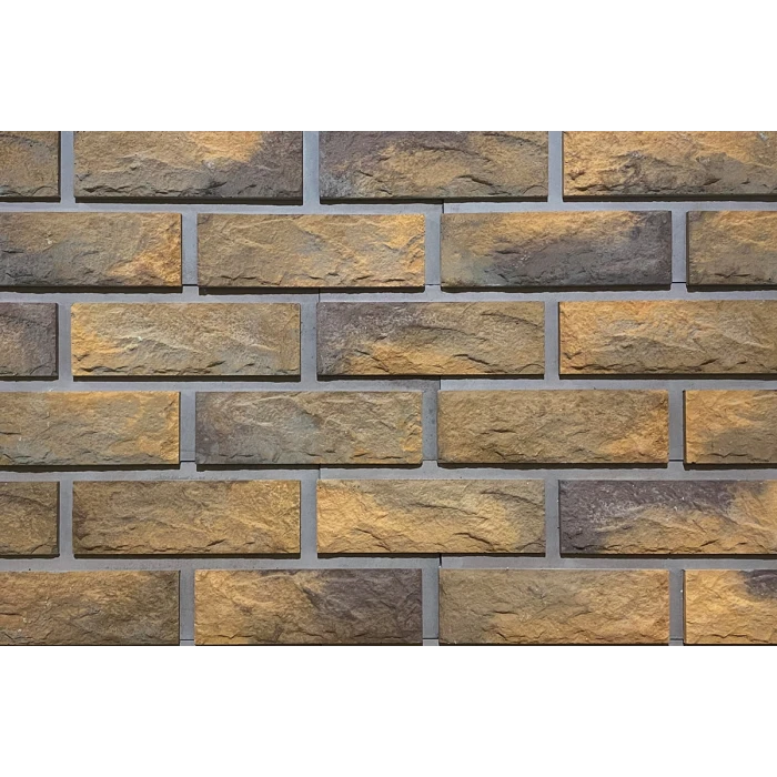 Фасадная панель Каньон Сколотый кирпич 30