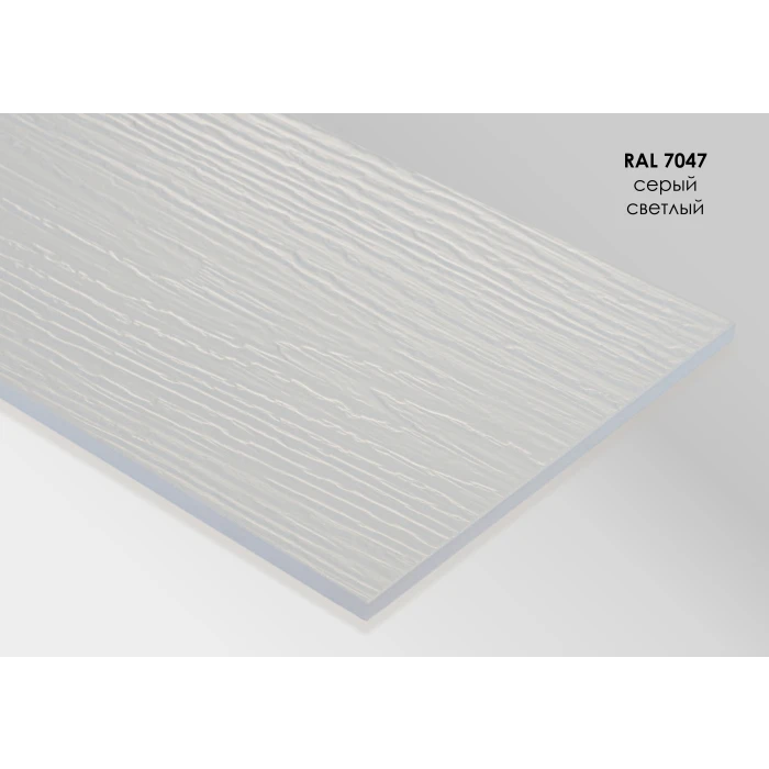 FP7047 FIBRA PLANK Сайдинг - панель фиброцементная рельефная RAL 7047