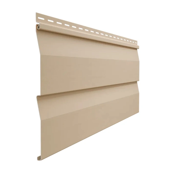 Виниловый сайдинг Docke Корабельный брус D4.5DL STANDARD крем-брюле 3000х232