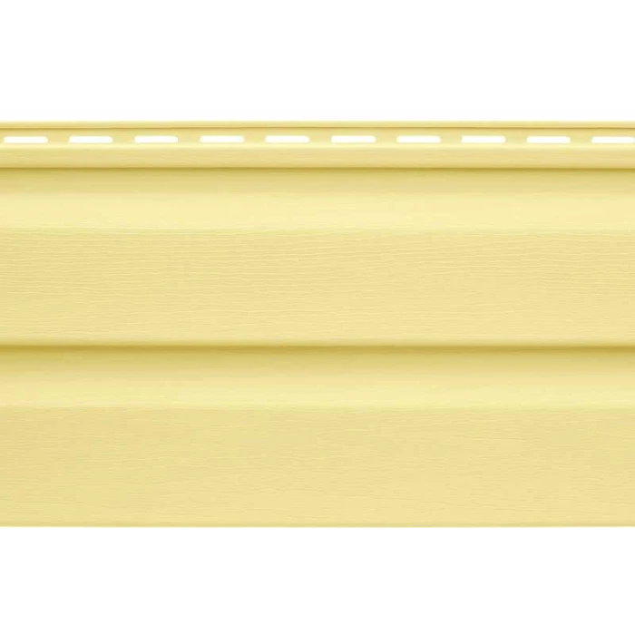 Виниловый сайдинг Альта-Профиль КАНАДА ПЛЮС Желтый 3660x230x1.1
