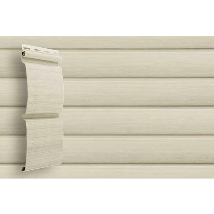 Виниловый сайдинг трехслойный Grand Line Блок-хаус Tundra Береза 3.00