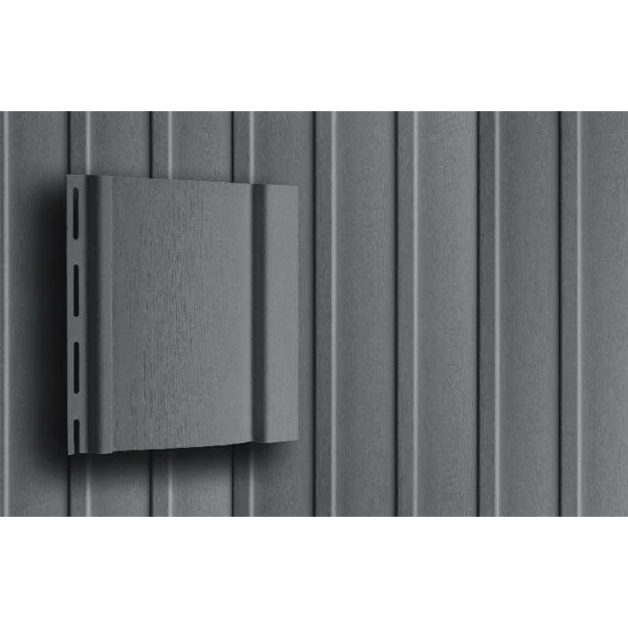 Вертикальный сайдинг двухслойный Grand Line АСА Графит 3.00