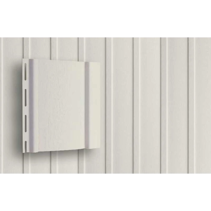 Вертикальный сайдинг двухслойный Grand Line Белый 3.00