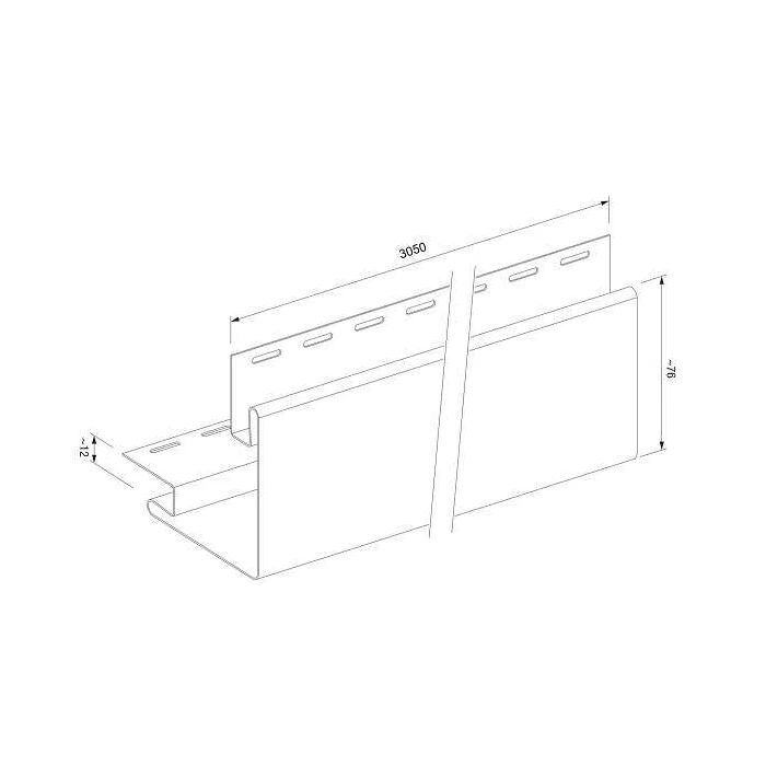 Наружный угол SV-12 белый