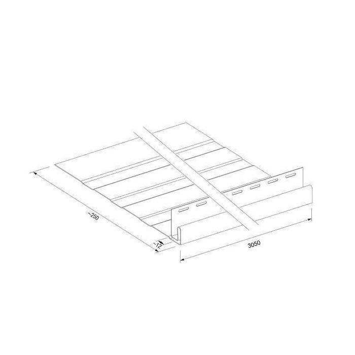 Фасадная планка SV-19 белый