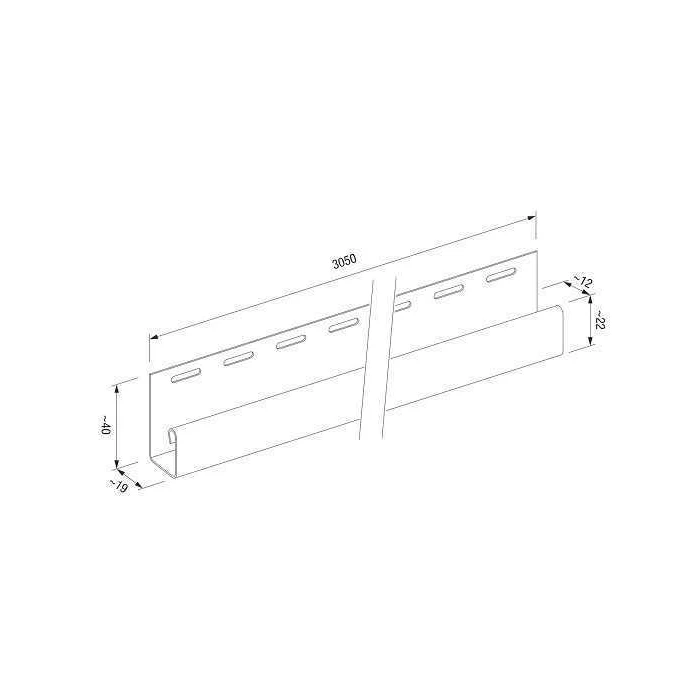 J-рейка графит