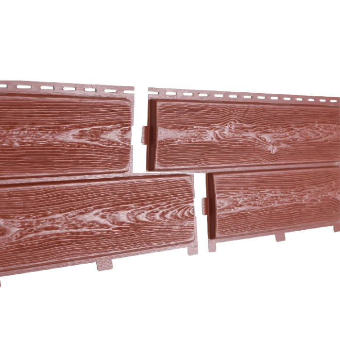 Фасадная панель Ю-Пласт Хокла Color 2000х250мм Брусника