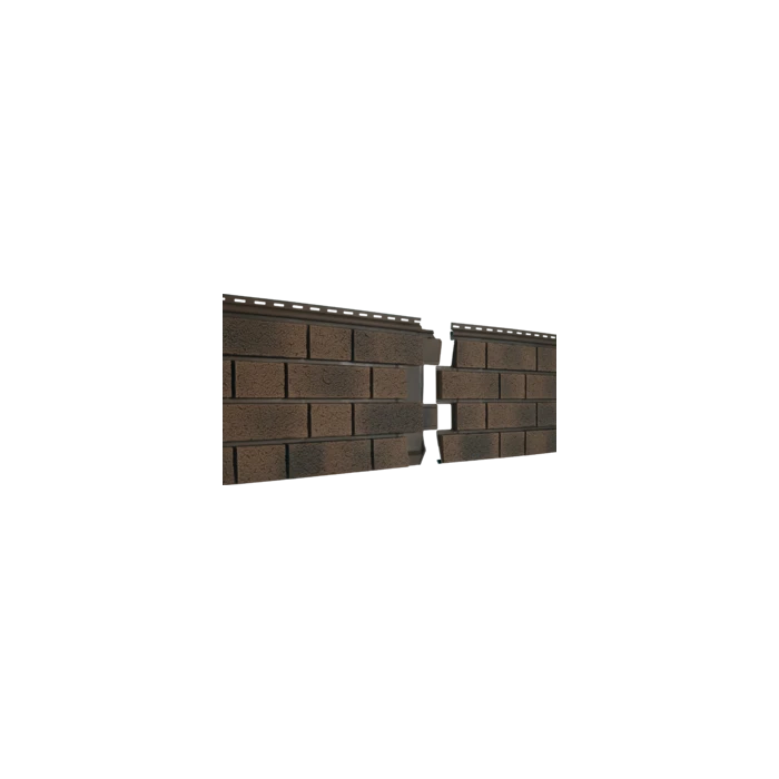 Виниловый сайдинг Ю-пласт Стоун-Хаус С-Лок 1950х292мм Клинкер балтик магма