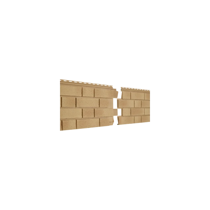 Виниловый сайдинг Ю-пласт Стоун-Хаус С-Лок 1950х292мм Клинкер балтик светлая медь