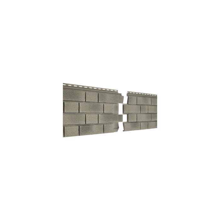 Виниловый сайдинг Ю-пласт Стоун-Хаус С-Лок 1950х292мм Клинкер балтик холодный цемент