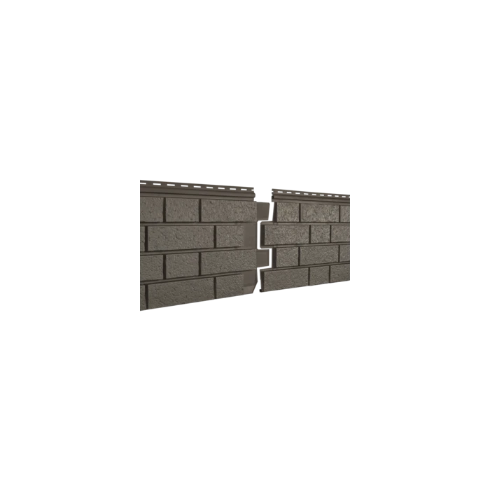 Виниловый сайдинг Ю-пласт Стоун-Хаус С-Лок 1950х292мм Клинкер бежевый