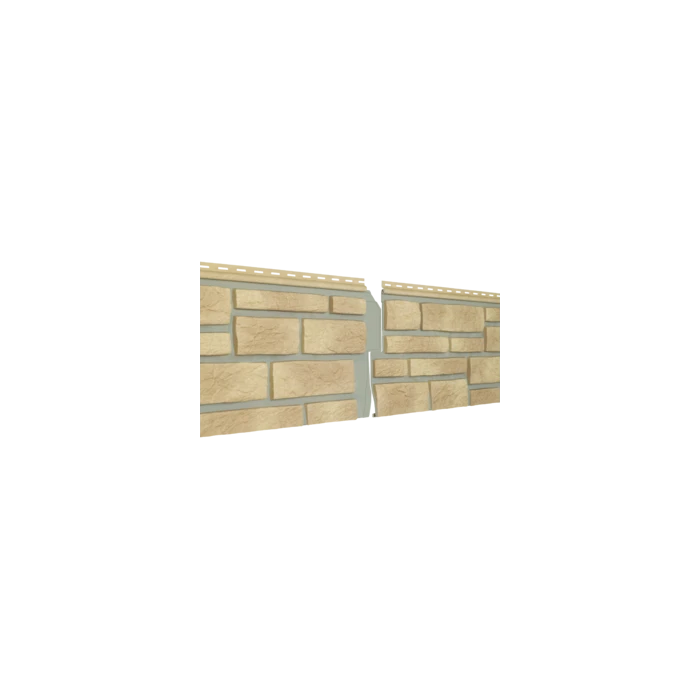 Виниловый сайдинг Ю-пласт Стоун-Хаус 1950х290мм Таганай речной