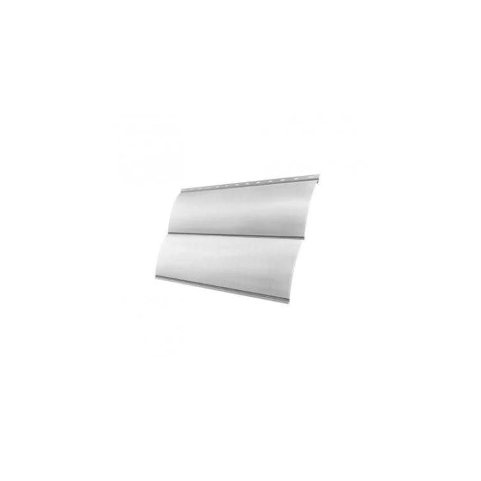 Металлический сайдинг Grand Line Блок-хаус 0.45 мм PE RAL 9003 сигнальный белый