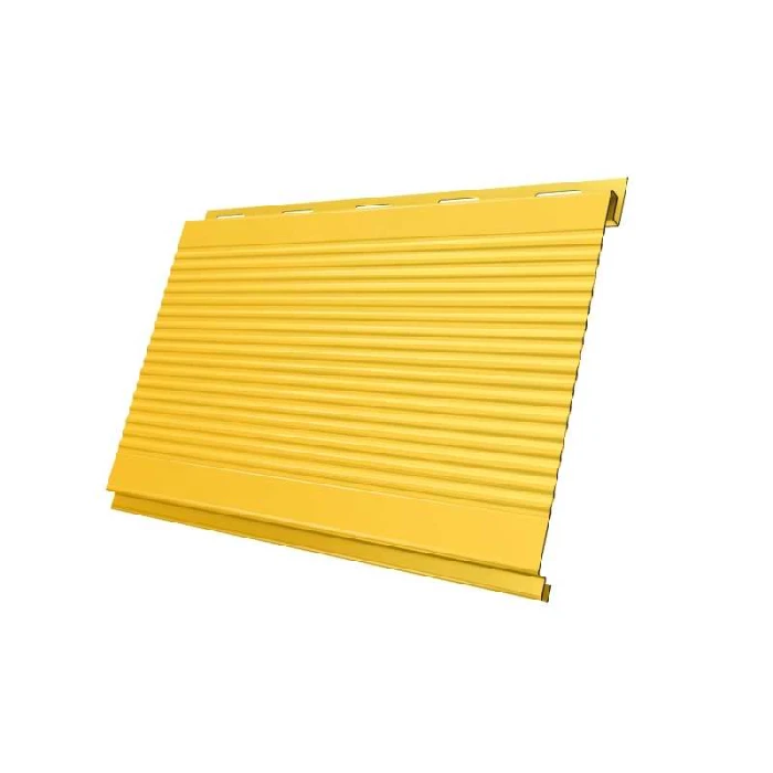 Металлический сайдинг Grand Line Вертикаль 0.45 мм gofr PE с пленкой RAL 1018