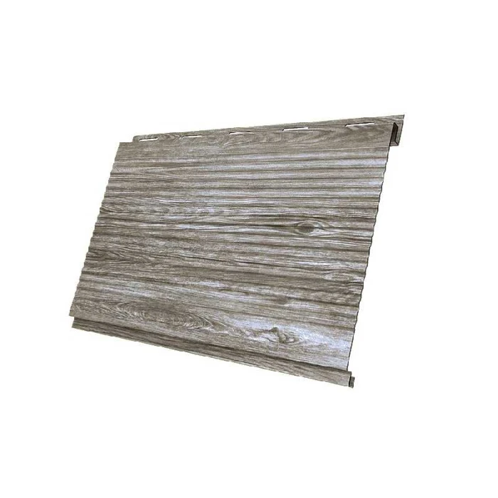 Металлический сайдинг Grand Line Вертикаль 0.45 мм gofr Print Elite с пленкой Nordic Wood