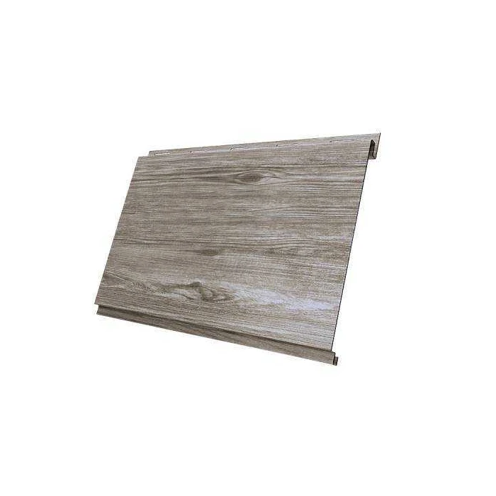 Металлический сайдинг Grand Line Вертикаль 0.45 мм Print Elite с пленкой Nordic Wood