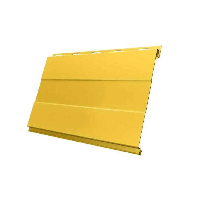 Металлический сайдинг Grand Line Вертикаль 0.45 мм prof PE с пленкой RAL 1018