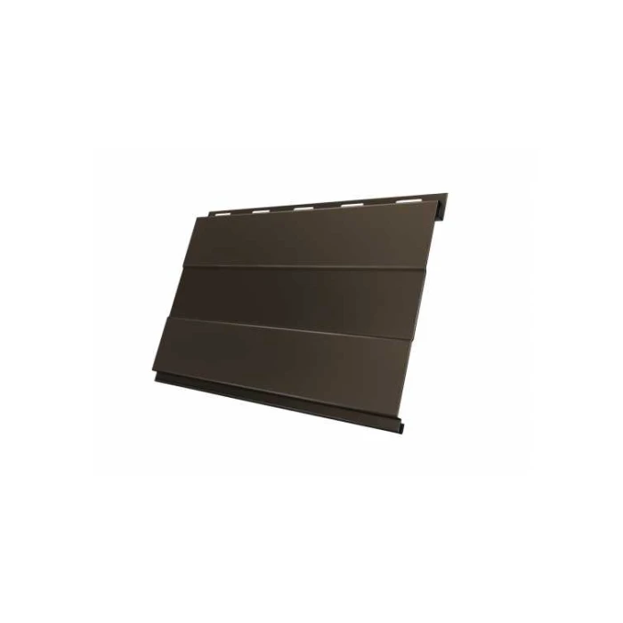 Металлический сайдинг Grand Line Вертикаль 0.5 мм prof Satin с пленкой RR 32