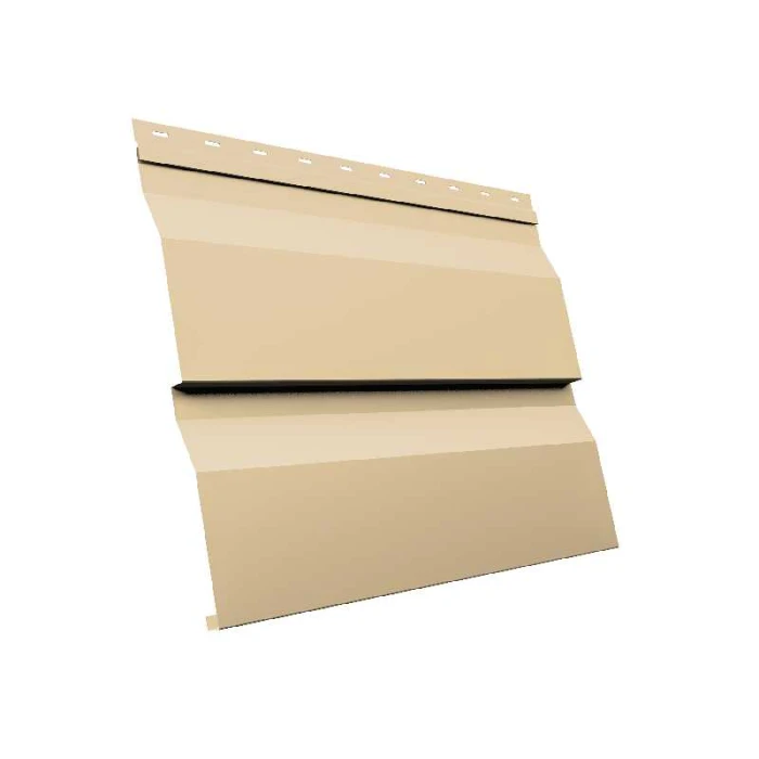 Металлический сайдинг Grand Line Корабельная Доска XL 0.45 мм PE RAL 1014 слоновая кость