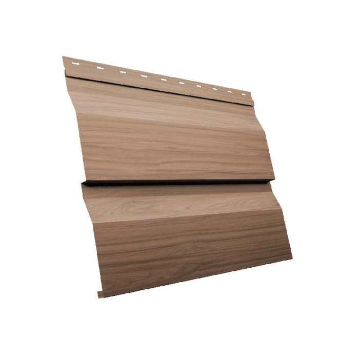 Металлический сайдинг Grand Line Корабельная Доска XL 0.45 мм Print Elite Honey Wood