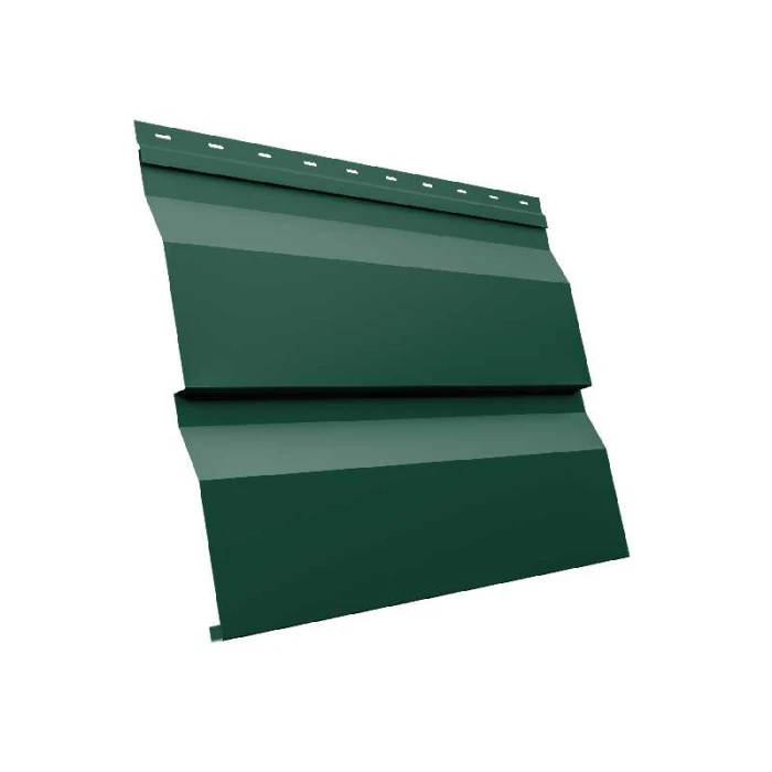 Металлический сайдинг Grand Line Корабельная Доска XL 0.5 мм Velur RAL 6005 зеленый мох