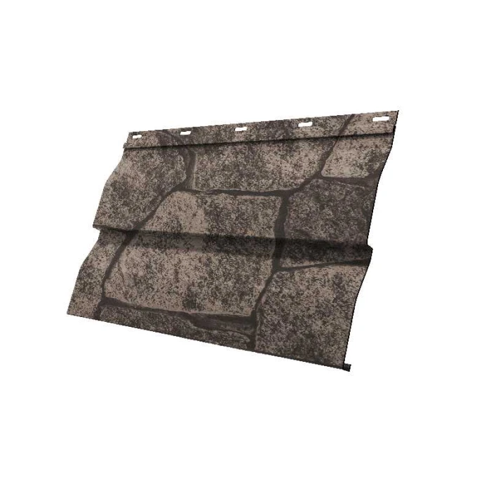 Металлический сайдинг Grand Line Корабельная Доска 0.45 мм Print Elite King Stone