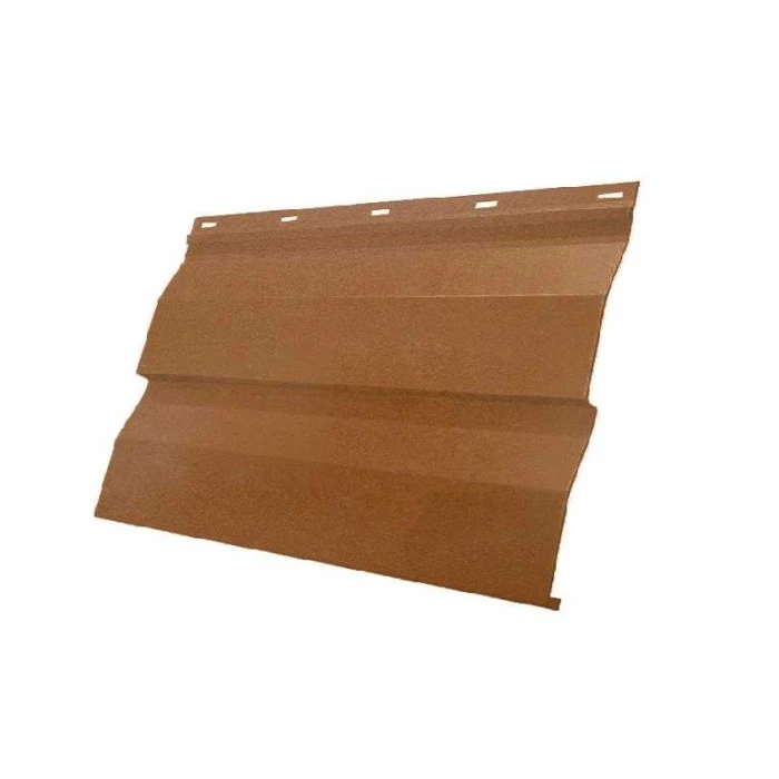 Металлический сайдинг Grand Line Корабельная Доска 0.5 мм Quarzit Cuprum Steel