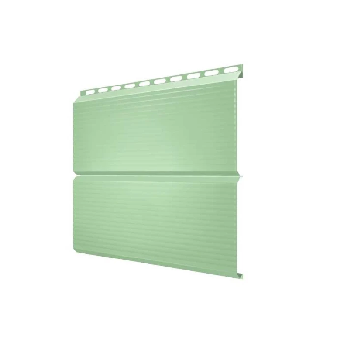 Металлический сайдинг Grand Line ЭкоБрус 0.45 мм Gofr PE с пленкой RAL 6019