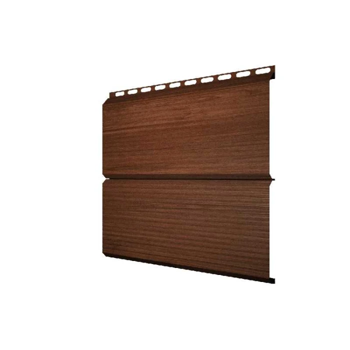 Металлический сайдинг Grand Line ЭкоБрус 0.45 мм Gofr Print Elite Rowan