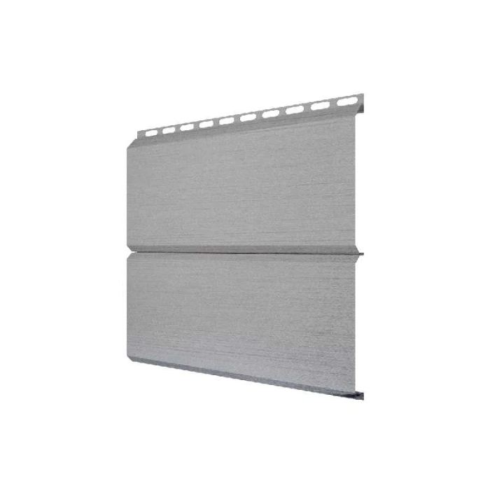 Металлический сайдинг Grand Line ЭкоБрус 0.45 мм Print Elite с пленкой Milky Wood