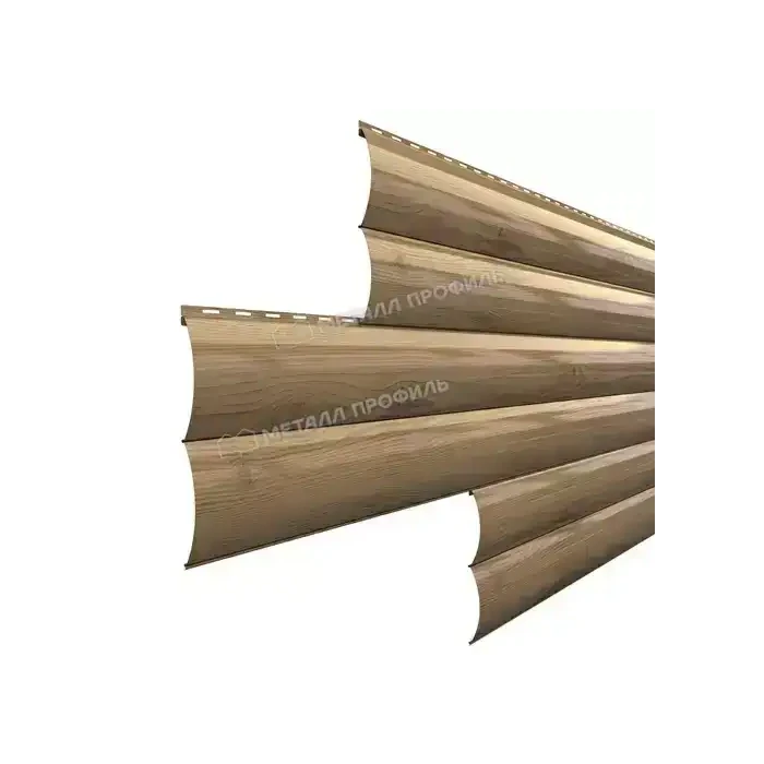 Металлический сайдинг Woodstock-В Металл-Профиль ECOSTEEL Сосна 28х330