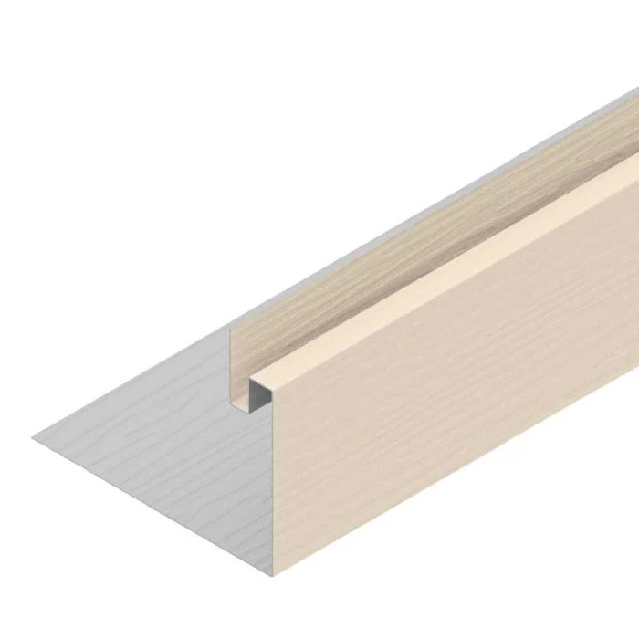 3-D профиль для окон. и двер. проёмов 50/100 факт Polyester 0,45mm (0,48mm с покрытием) Zn140 Слоновая кость матовый (RAL1015)