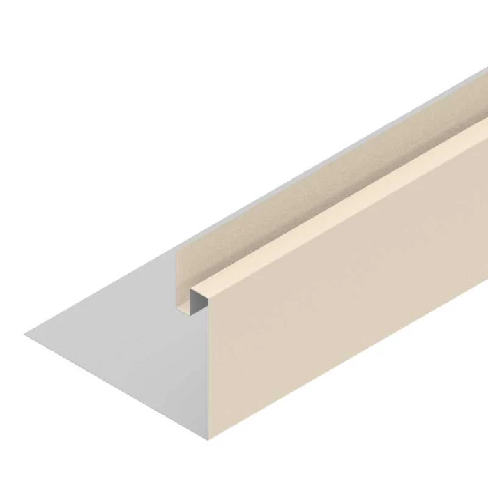 3-D профиль для окон. и двер. проёмов 50/300 Polyester 0,6mm (0,63mm с покрытием) Zn275 Слоновая кость матовый (RAL1015)