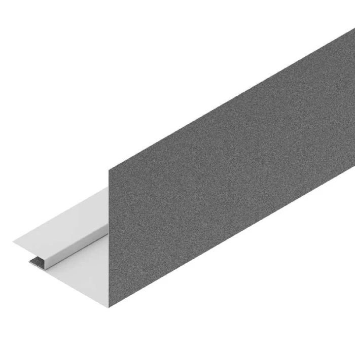 Профиль для оконных и дверных проёмов Аквасистем 50/100 Polyester 0,6mm (0,63mm с покрытием) Zn275 Маренго матовый (RR 23)