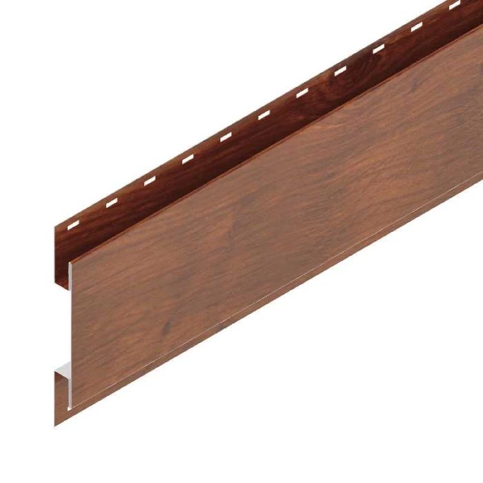 Стыковочный H-профиль Аквасистем 100мм Polyester 0,6mm (0,63mm с покрытием) Zn275 Американский орех