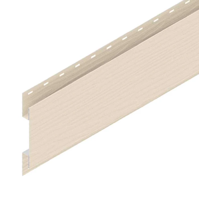 Стыковочный H-профиль Аквасистем 100мм фактурный Polyester 0,6mm Zn275 Слоновая кость матовый RAL1015 алюминий