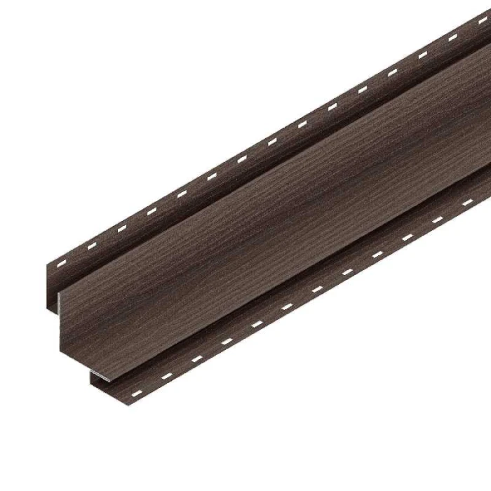 Угол сайдинга внутренний Аквасистем 50х50мм фактурный GreenCoat Pural BT Тёмно-коричневый матовый (RR32)