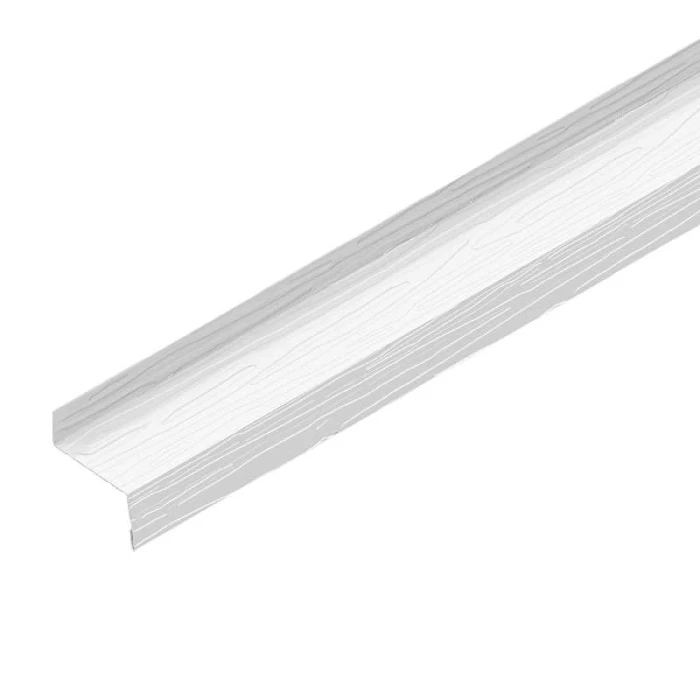 Фартук на цокольный отлив Аквасистем 100мм фактурный Polyester 0,6mm (0,63mm с покрытием) Zn275